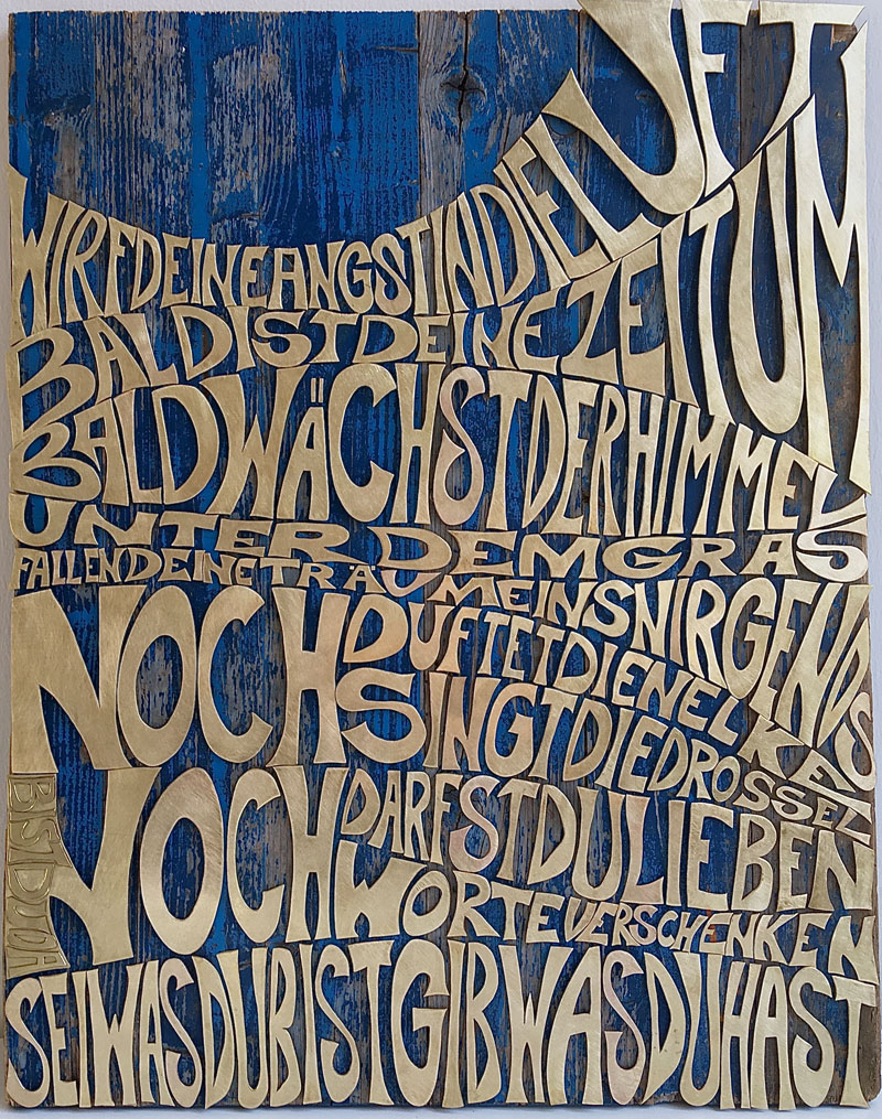 Arbeitsweise Metallbilder, Gabriele Maynollo